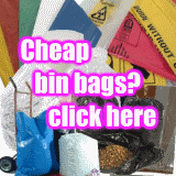 Cheap waste bags and sacks